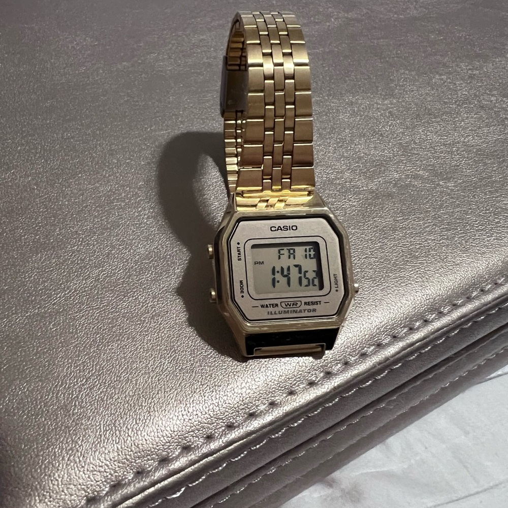 Gold Casio Watch